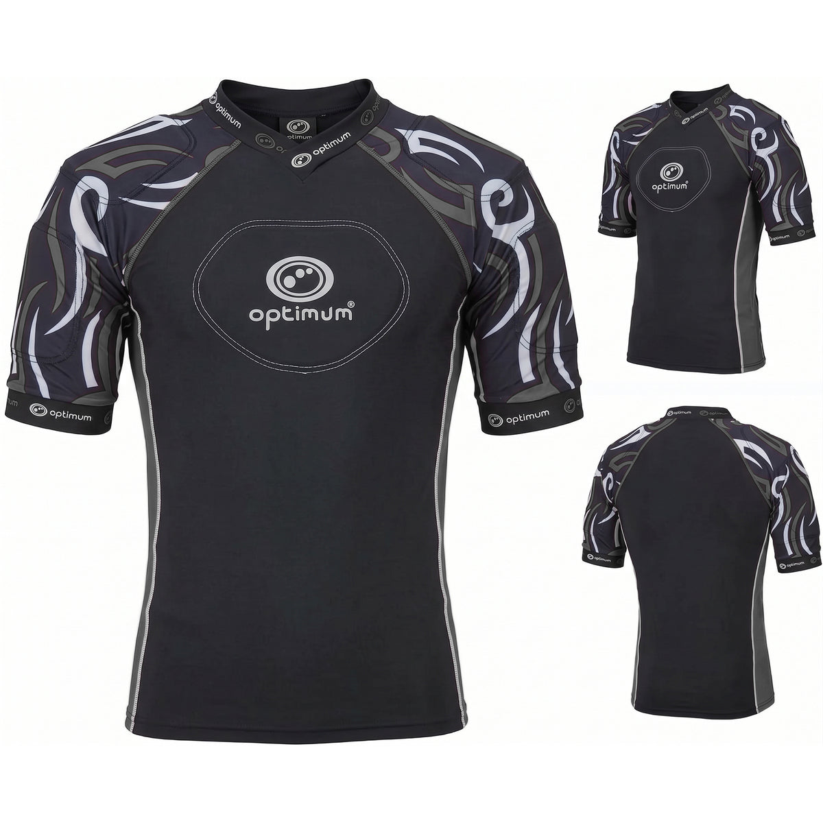 Maglia protettiva Optimum Razor | Protezione da rugby imbottita multizona
