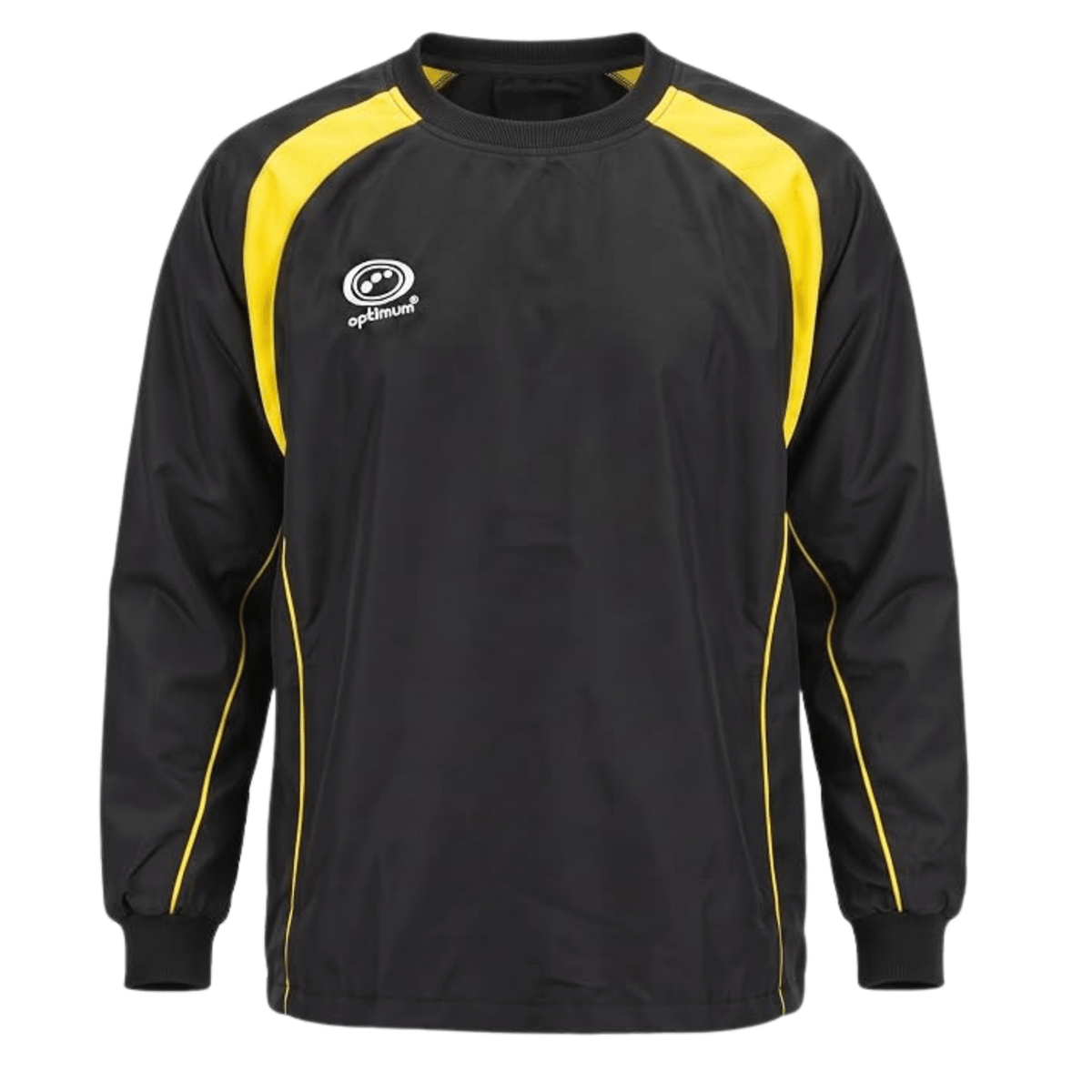 Optimum Blitz windbreaker jacket in black and amber - Optimum Sport