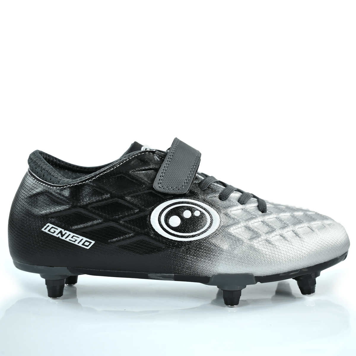 Ignisio Junior Easy Fasten Boot – Silver Fade, 6 Stud - Optimum
