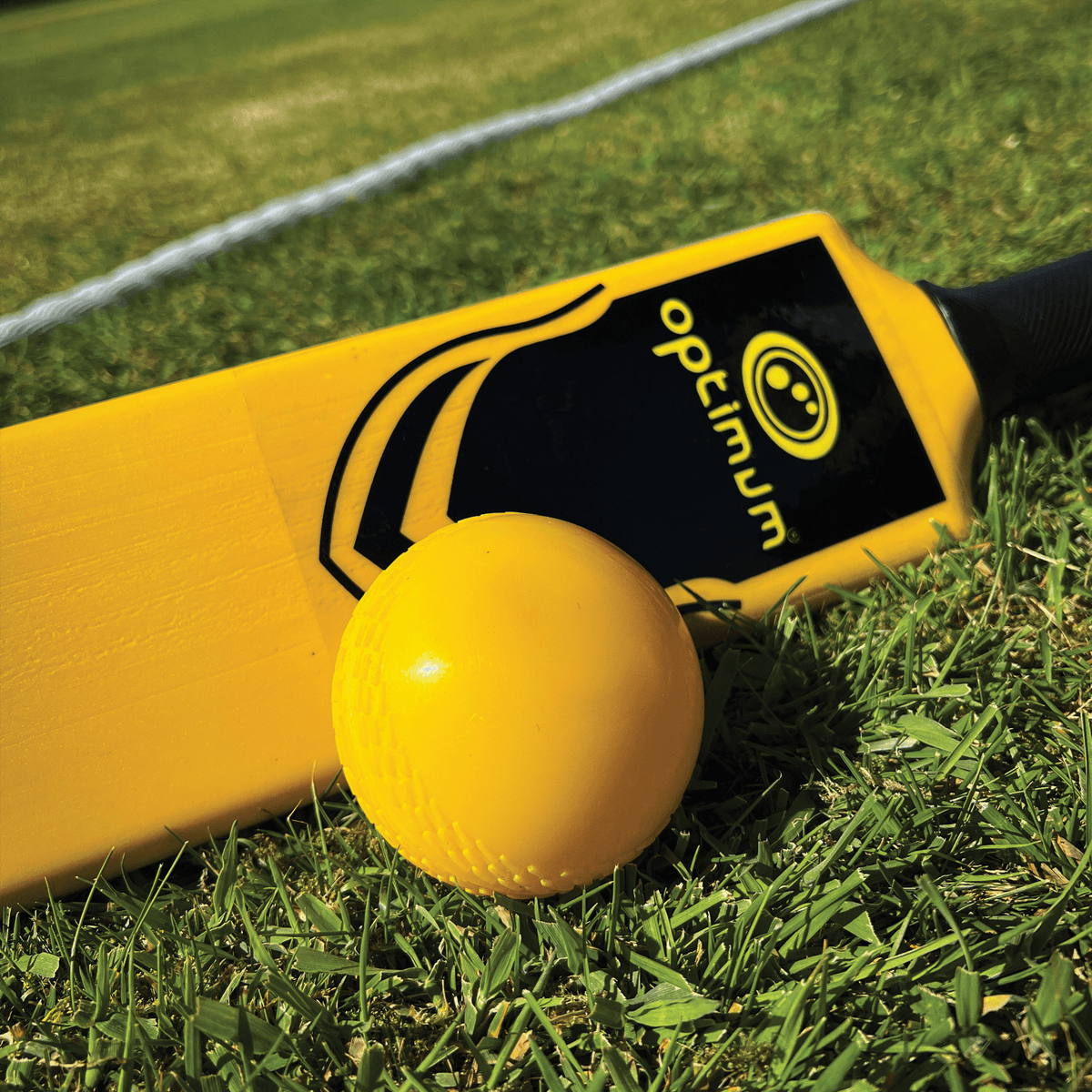 Plastic Cricket Set – Bat, Ball, Stumps & Carry Bag - Optimum
