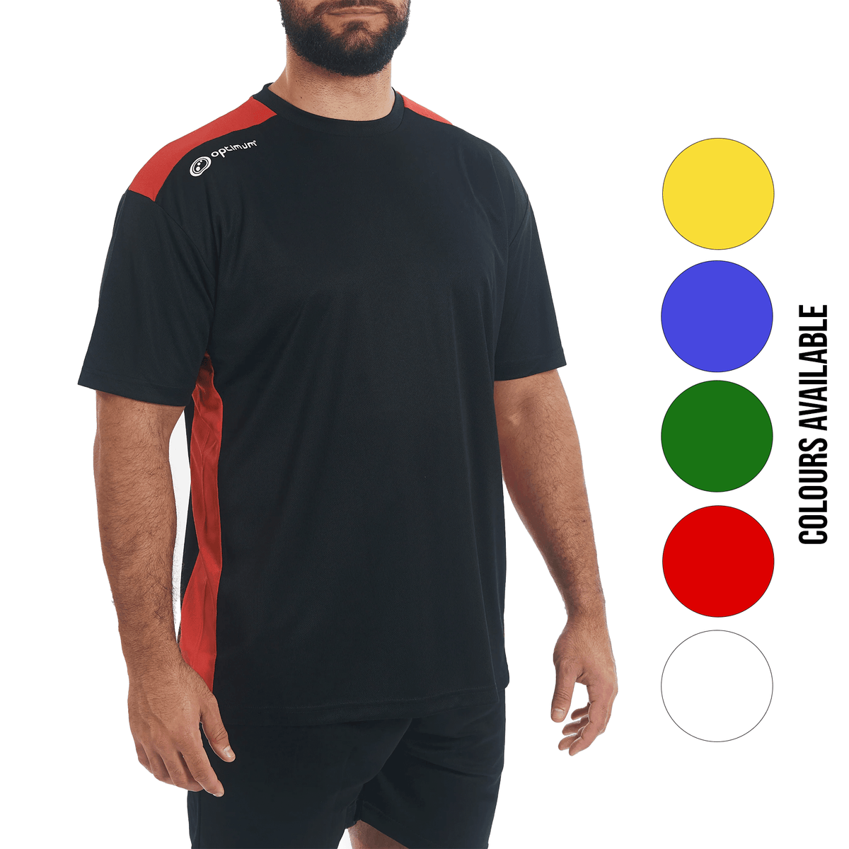 Tempo Sport-Tech Performance T-Shirt – Quick-Dry Breathable Training Tee - Optimum